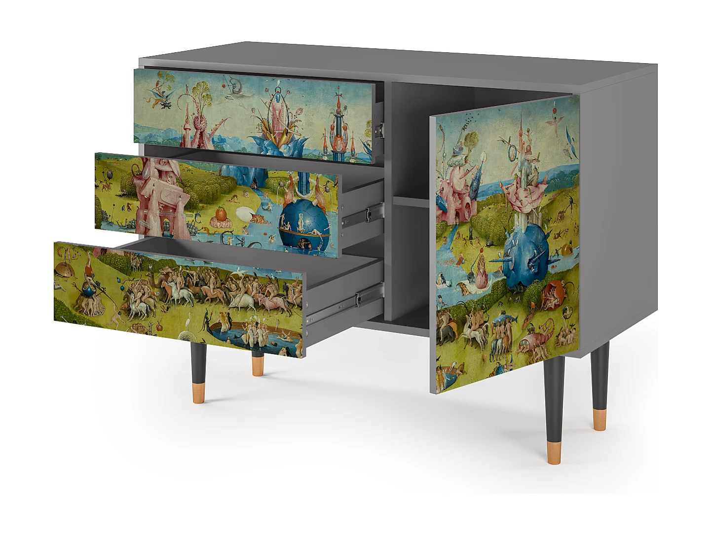 Credenza - 115х84х41 cm - S3 - The Garden 2 by Bosch, Grigio