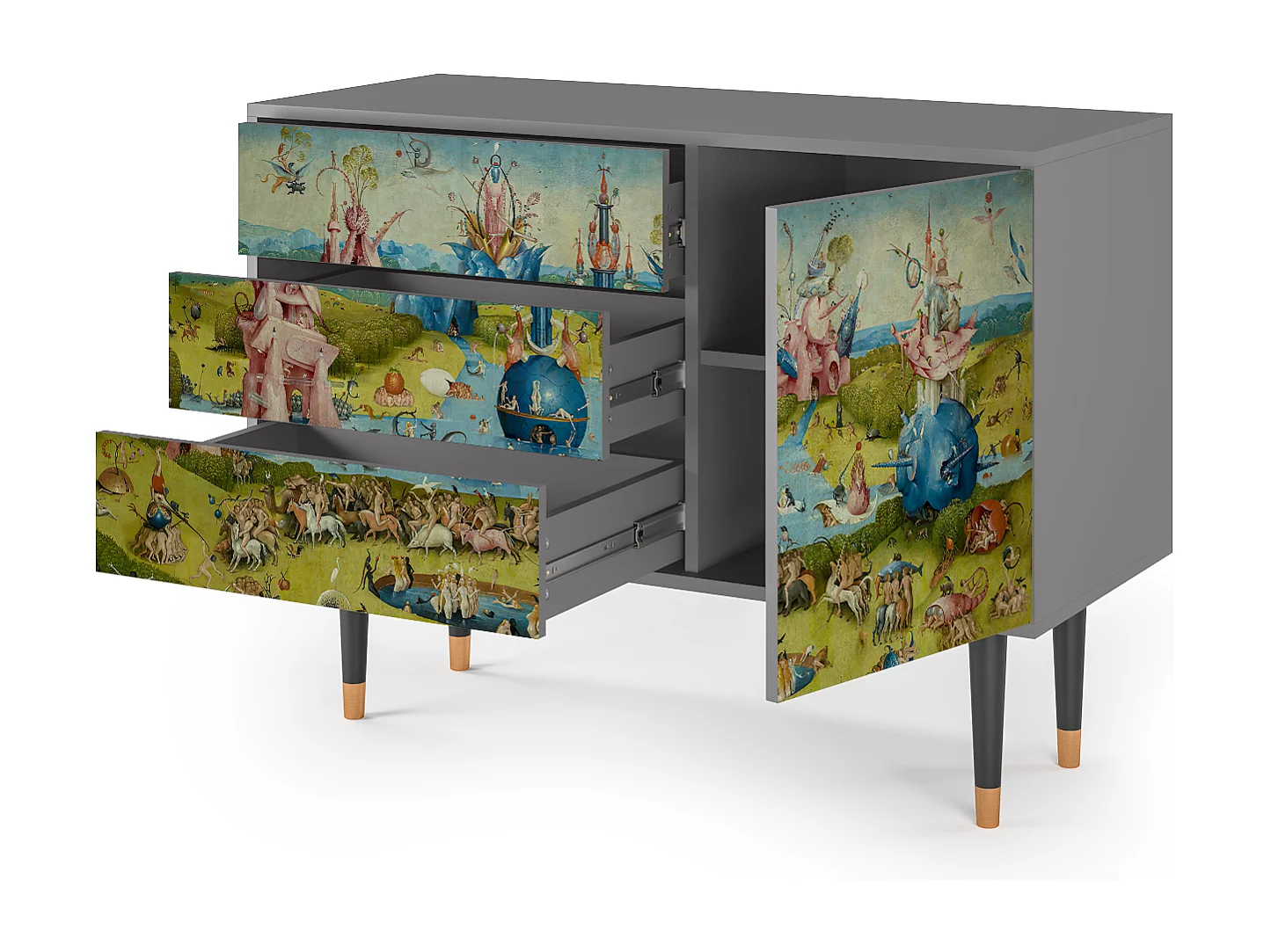 Credenza - 115х84х41 cm - S3 - The Garden 2 by Bosch, Grigio