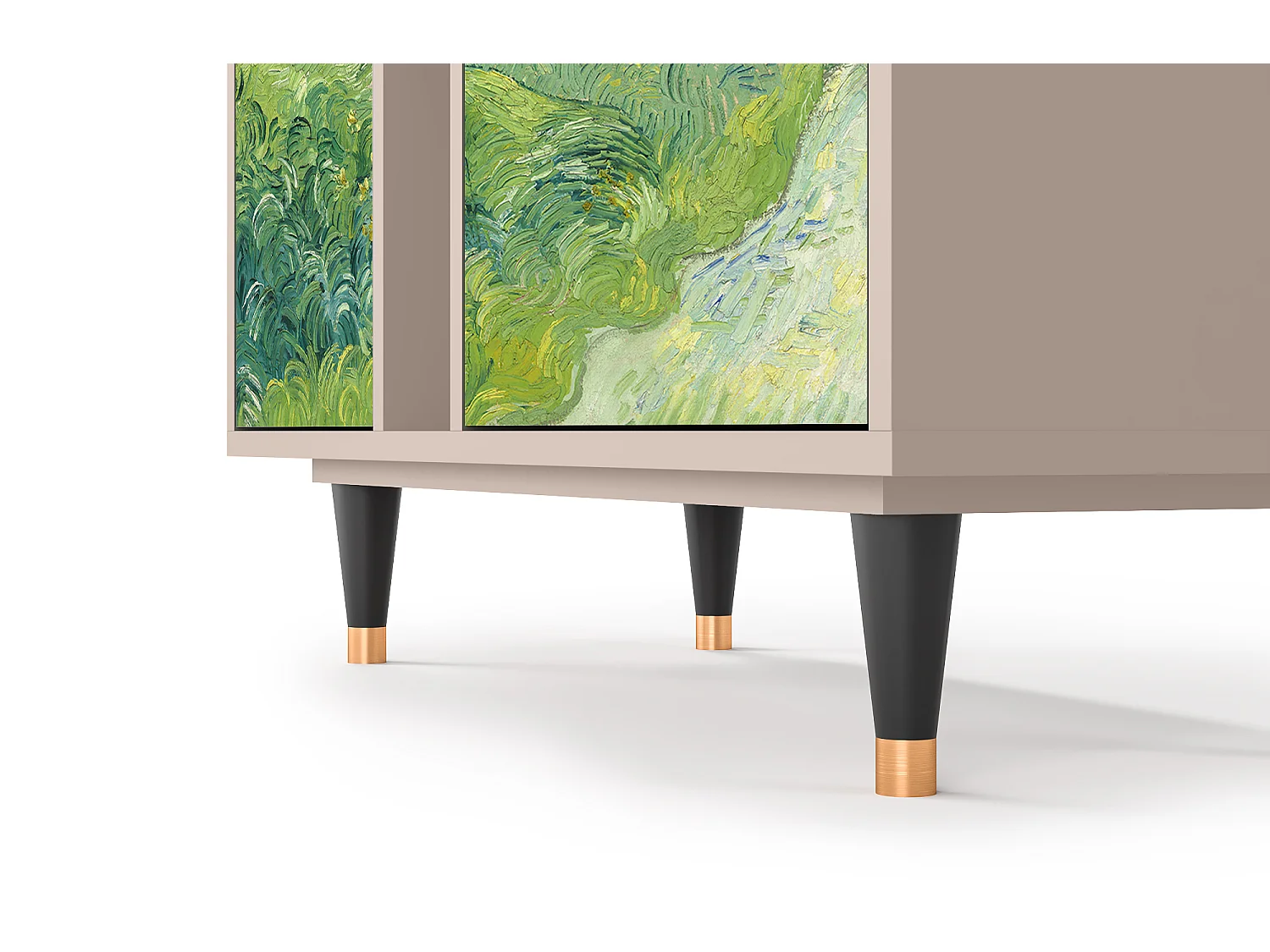 Aparador - 94х96х41 cm - BS5 - Green Wheat Fields, Latte