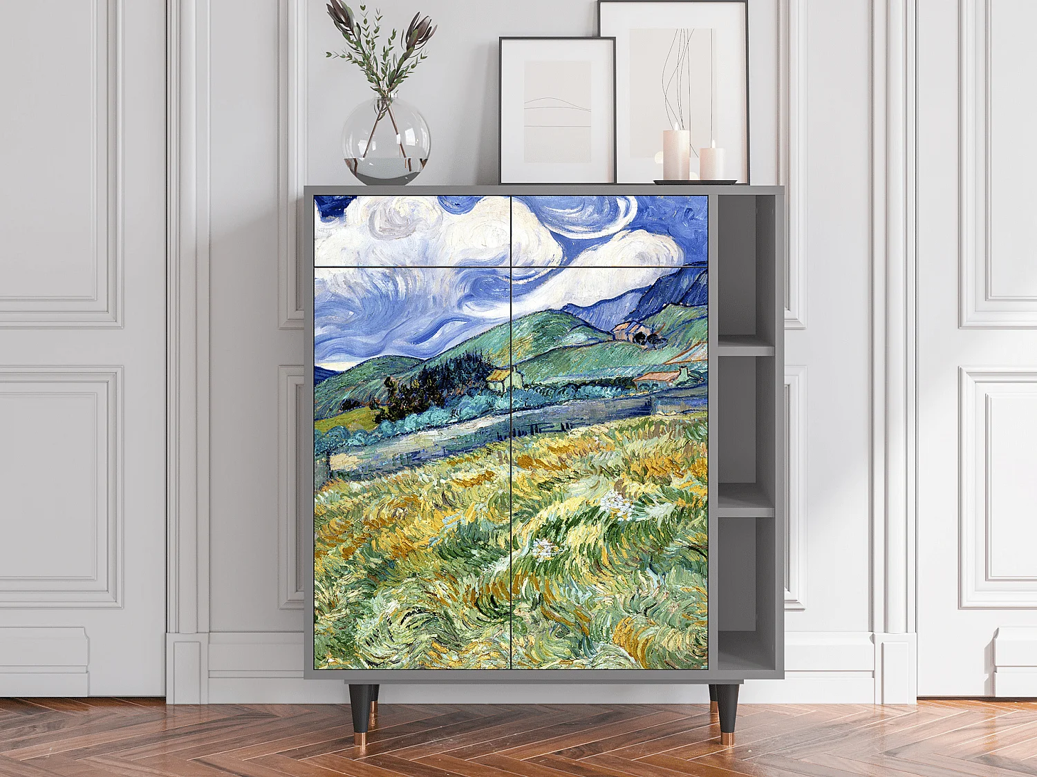 Buffet - 96х110х41 cm - BS6 - Landscape, Gris