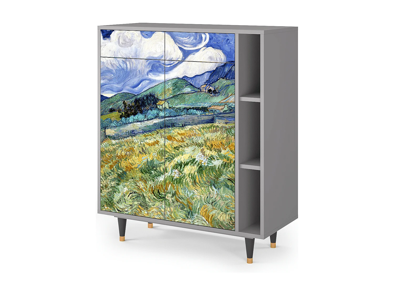 Buffet - 96х110х41 cm - BS6 - Landscape, Gris