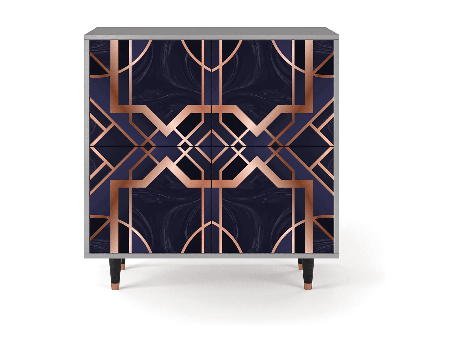 Sideboard - 94x96x48 cm - BS3 - Purple Temple, Grau