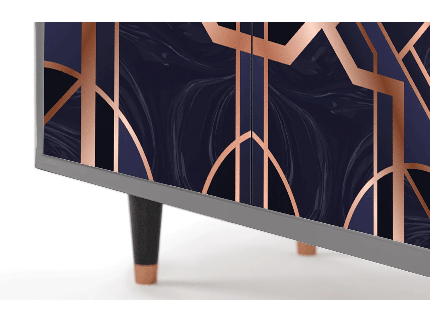 Sideboard - 94x96x48 cm - BS3 - Purple Temple, Grau