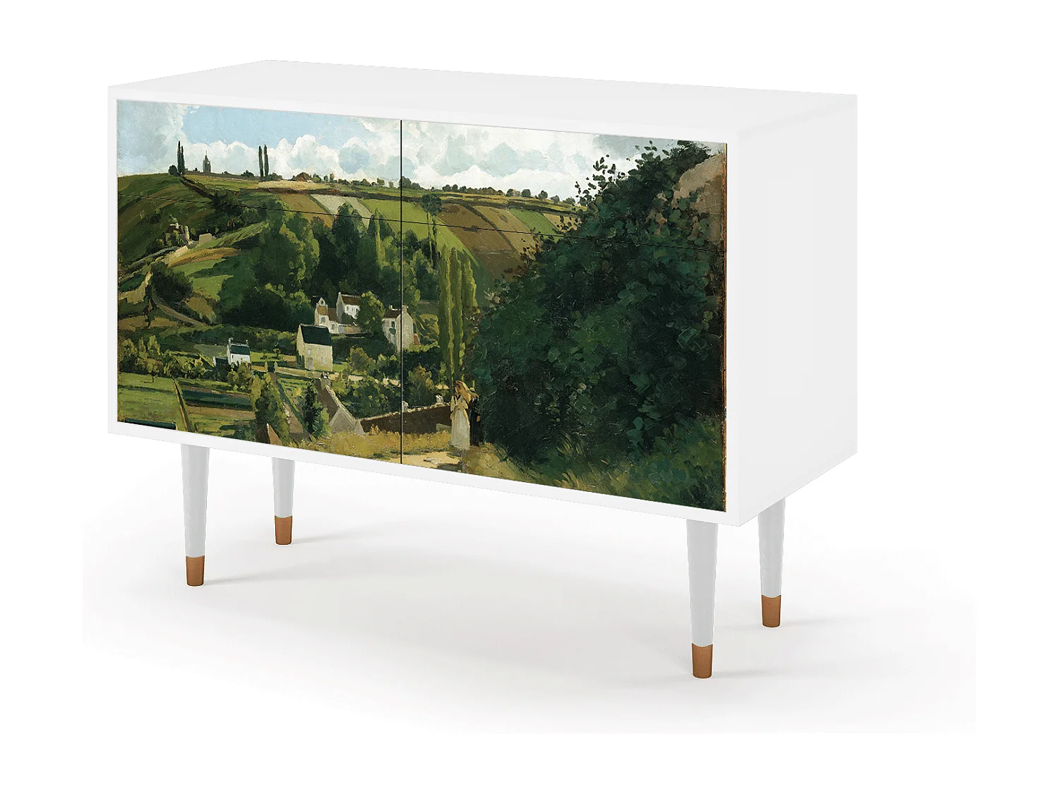 Credenza - 115x85x48 cm - BS4 - Jalais Hill by Pissarro, Bianco