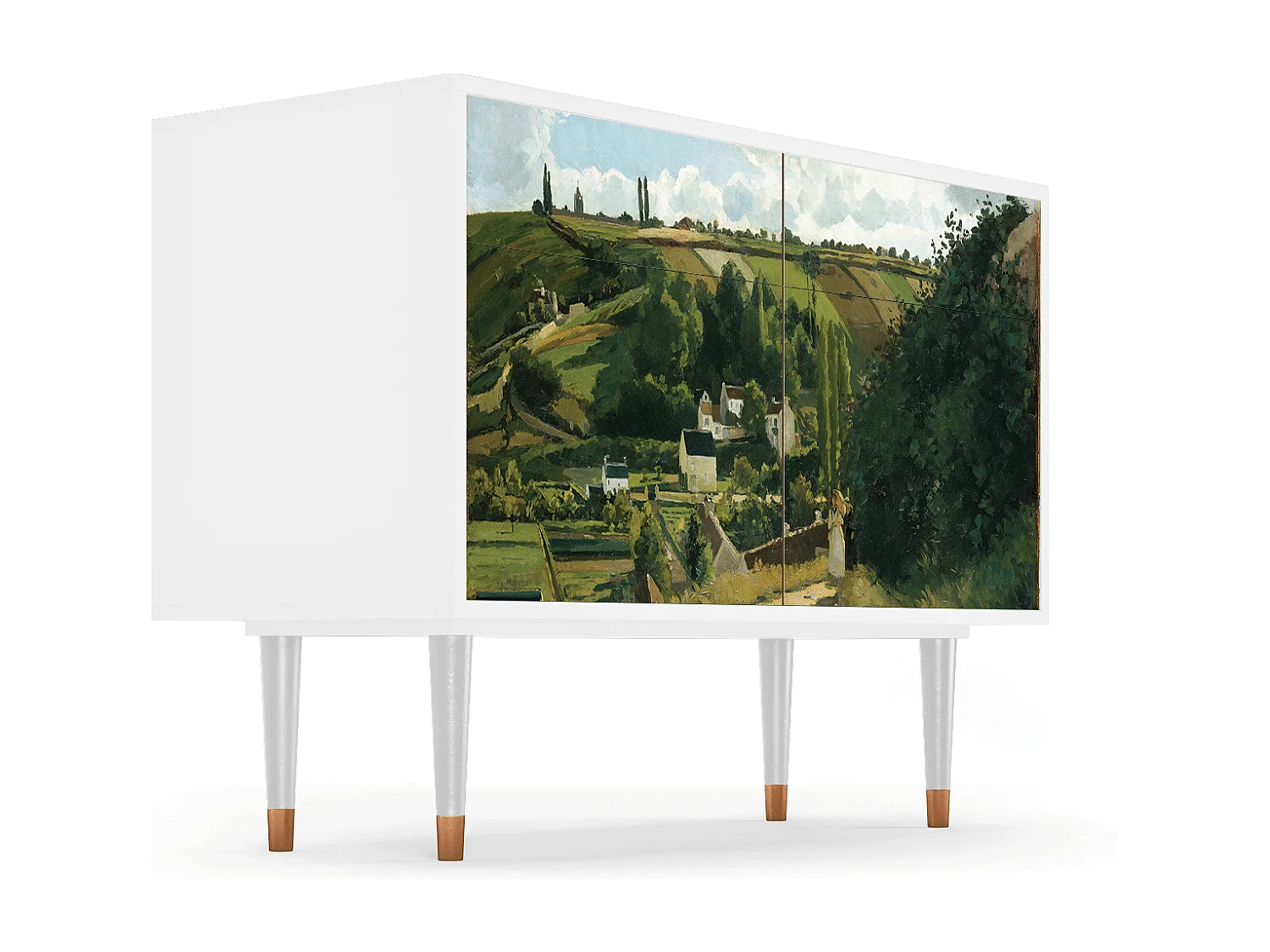 Credenza - 115x85x48 cm - BS4 - Jalais Hill by Pissarro, Bianco