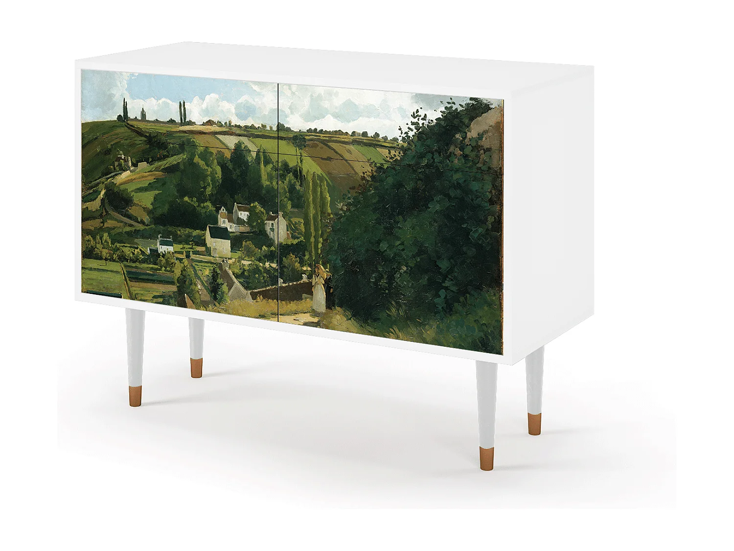 Buffet - 115x85x48 cm - BS4 - Jalais Hill by Pissarro, Blanc