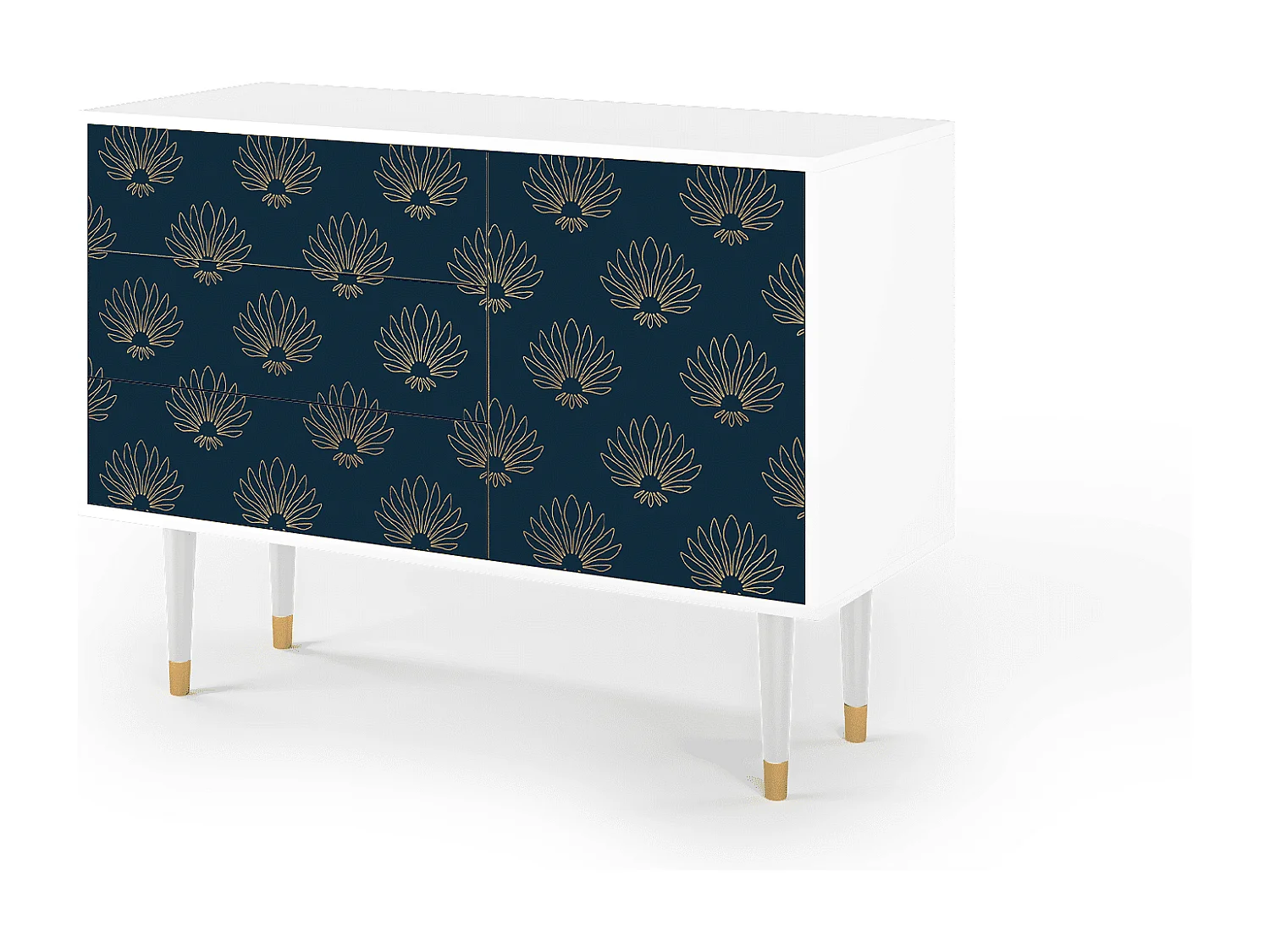 Buffet - 115х84х41 cm - S3 - Blue Lotus, Blanc