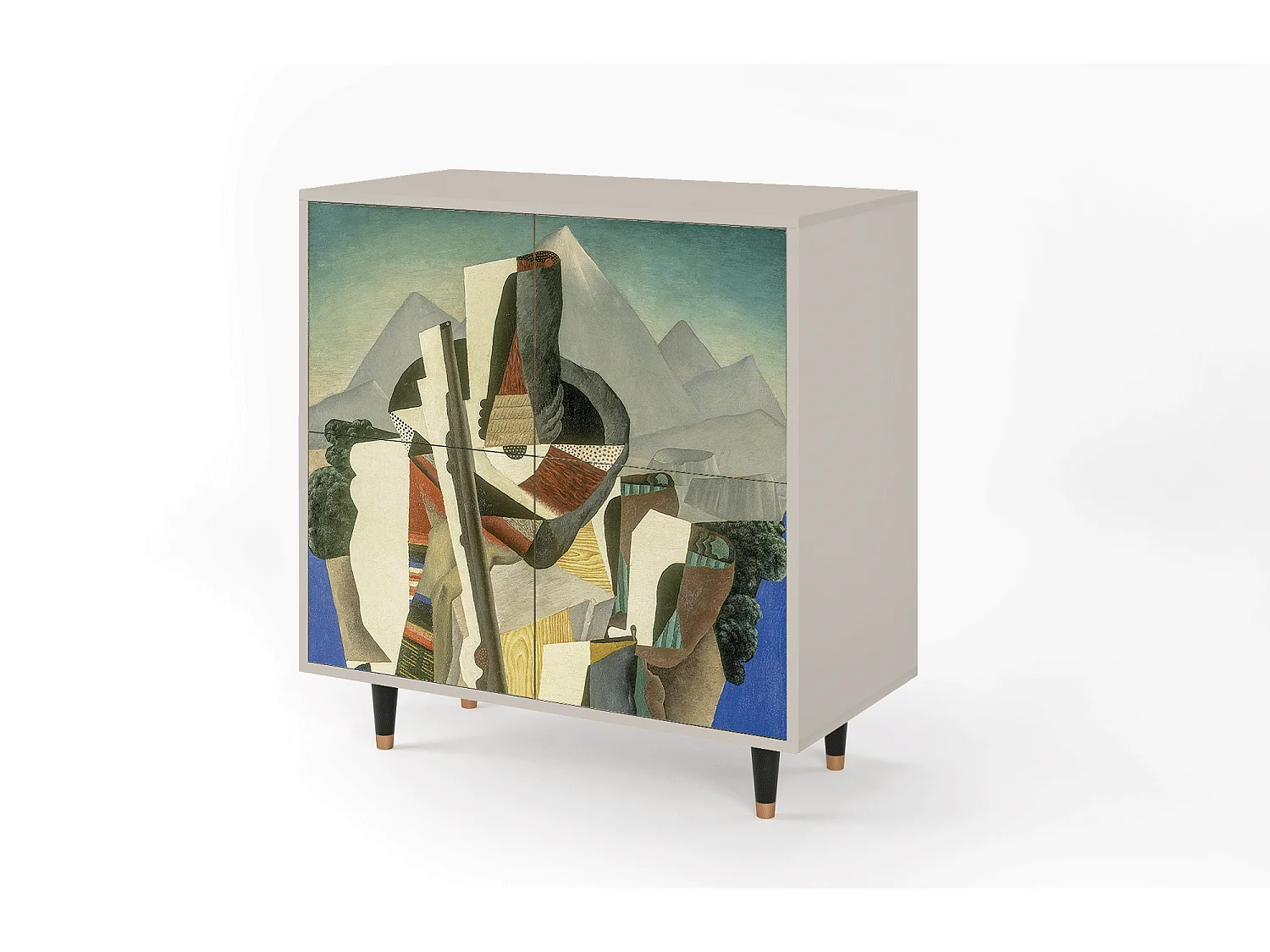 Buffet - 94x96x48 cm - BS3 - The Cubist Paintings , Sable