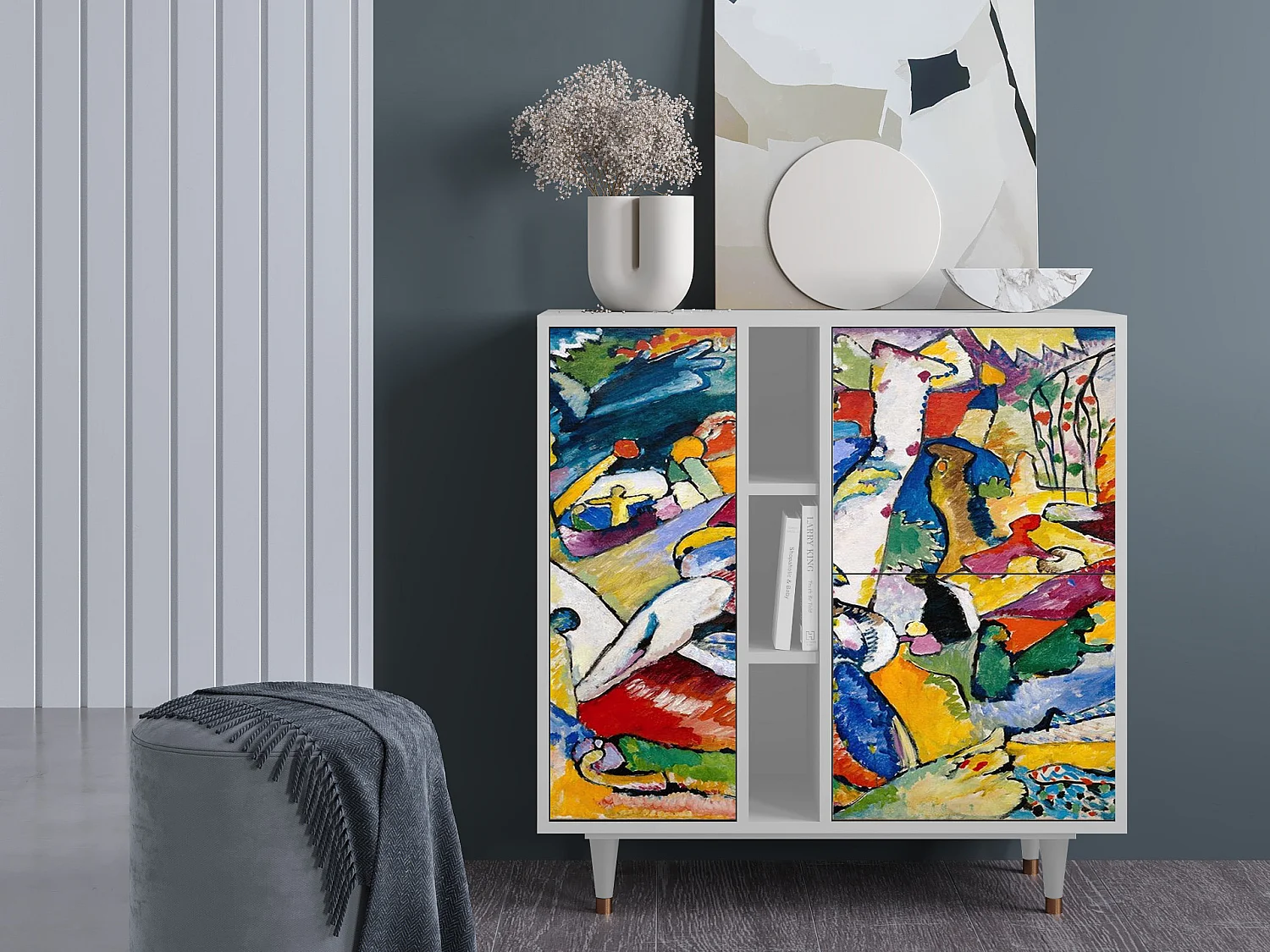 Credenza - 94х96х41 cm - BS5 - Improvisation 26  , Bianco