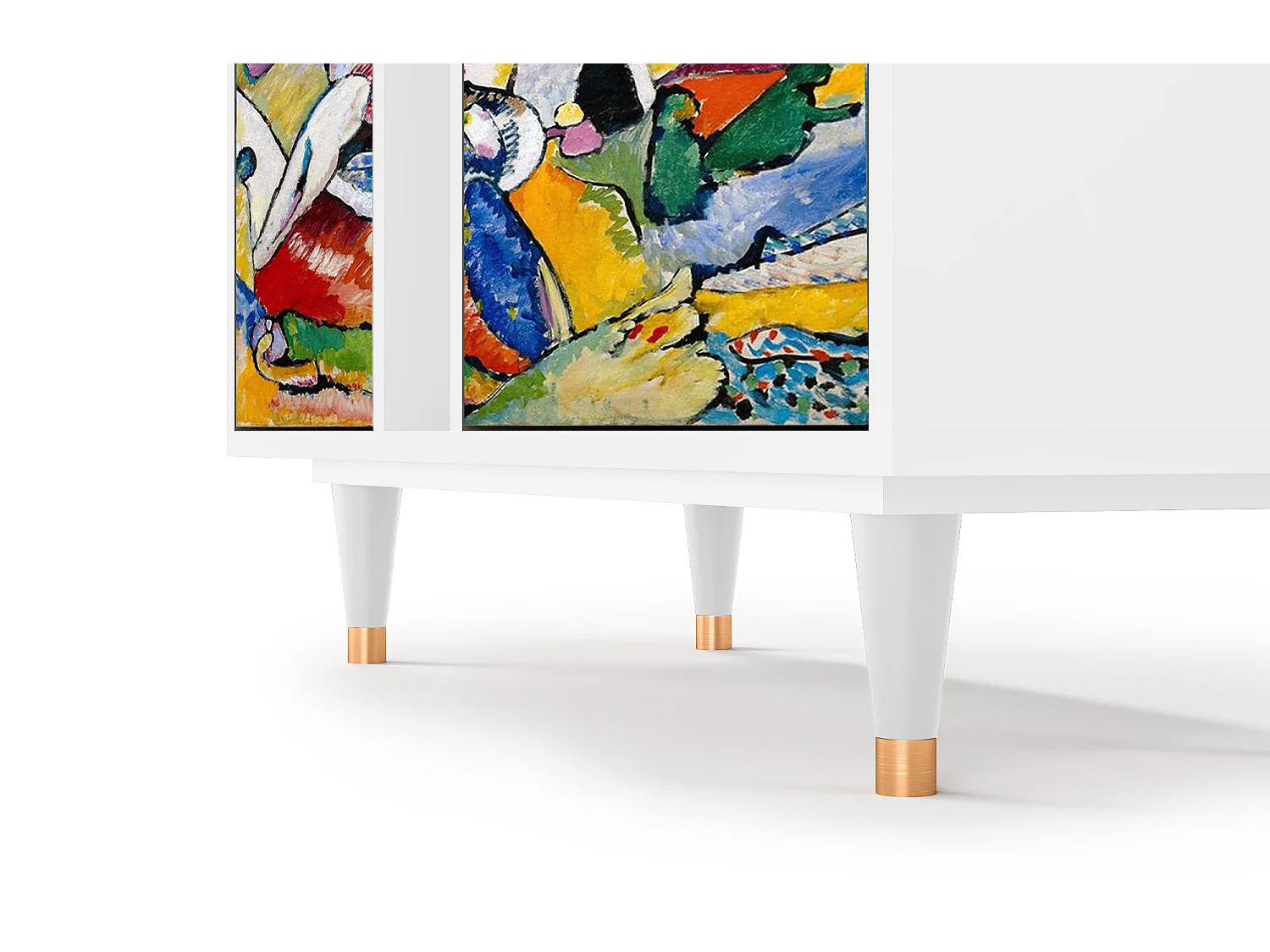 Credenza - 94х96х41 cm - BS5 - Improvisation 26  , Bianco
