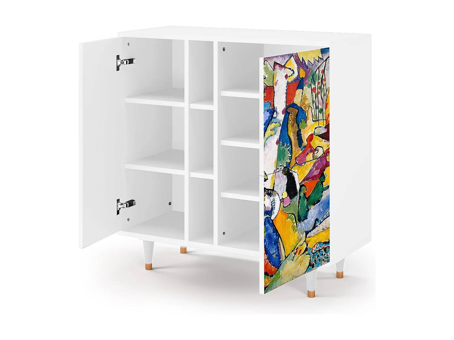 Credenza - 94х96х41 cm - BS5 - Improvisation 26  , Bianco