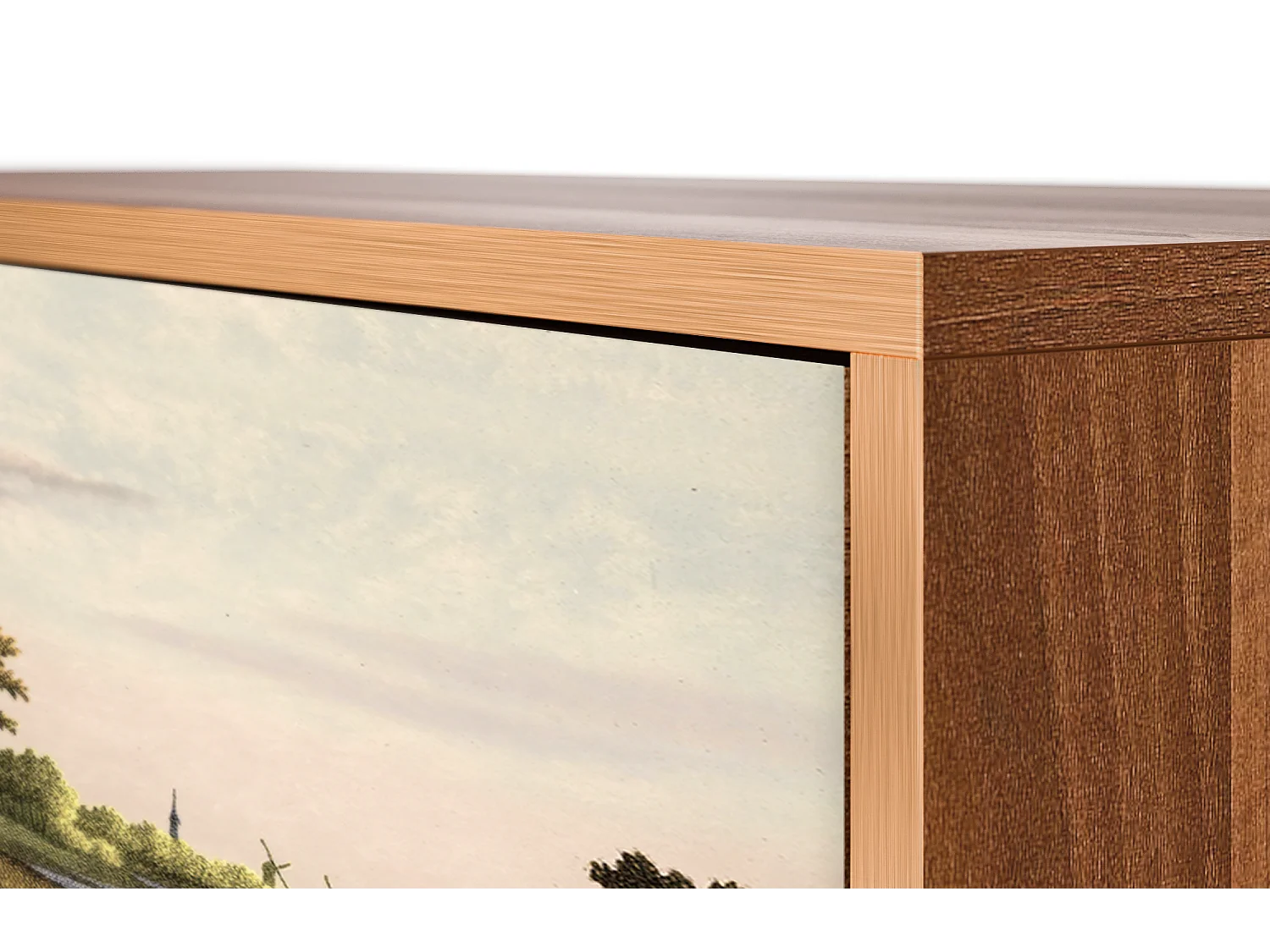 Buffet - 115х84х41 cm - S3 - Mill along a River, Noyer