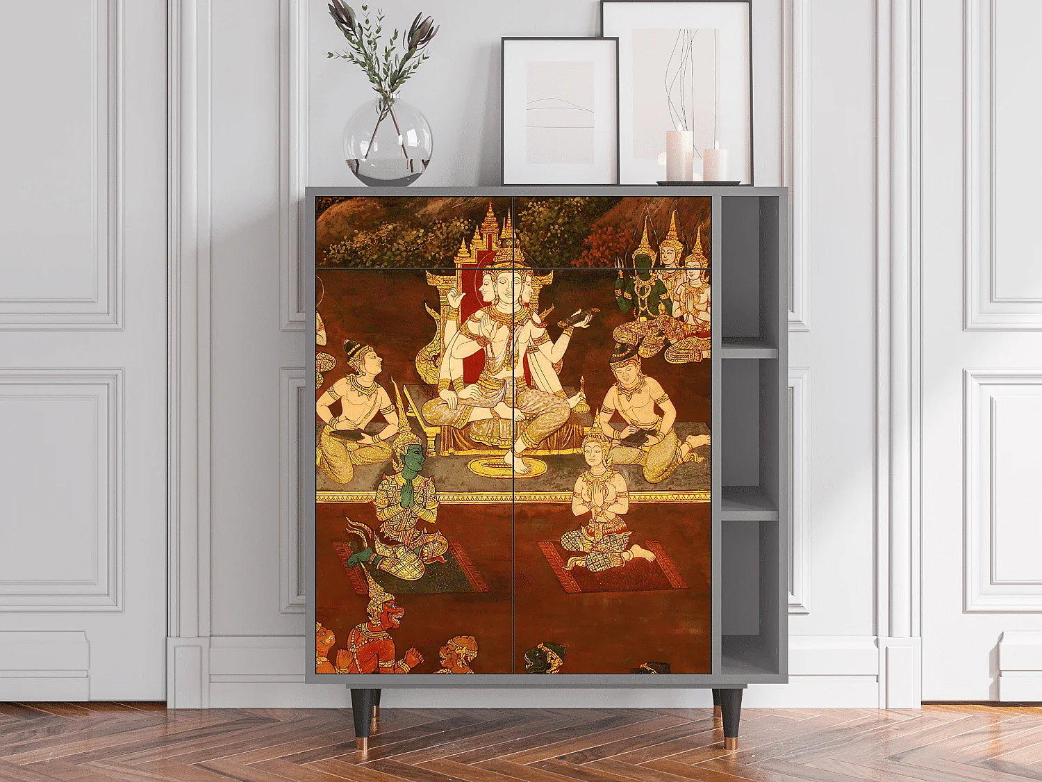 Buffet - 96х110х41 cm - BS6 - Malyavan, Gris