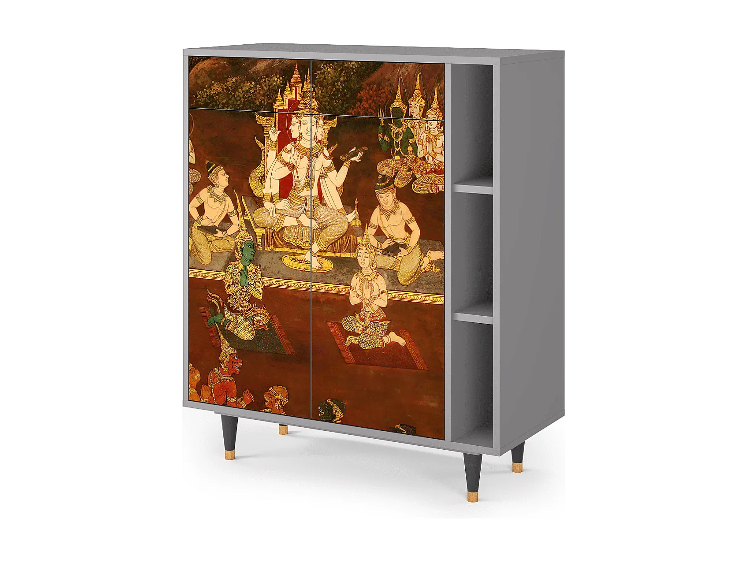 Buffet - 96х110х41 cm - BS6 - Malyavan, Gris