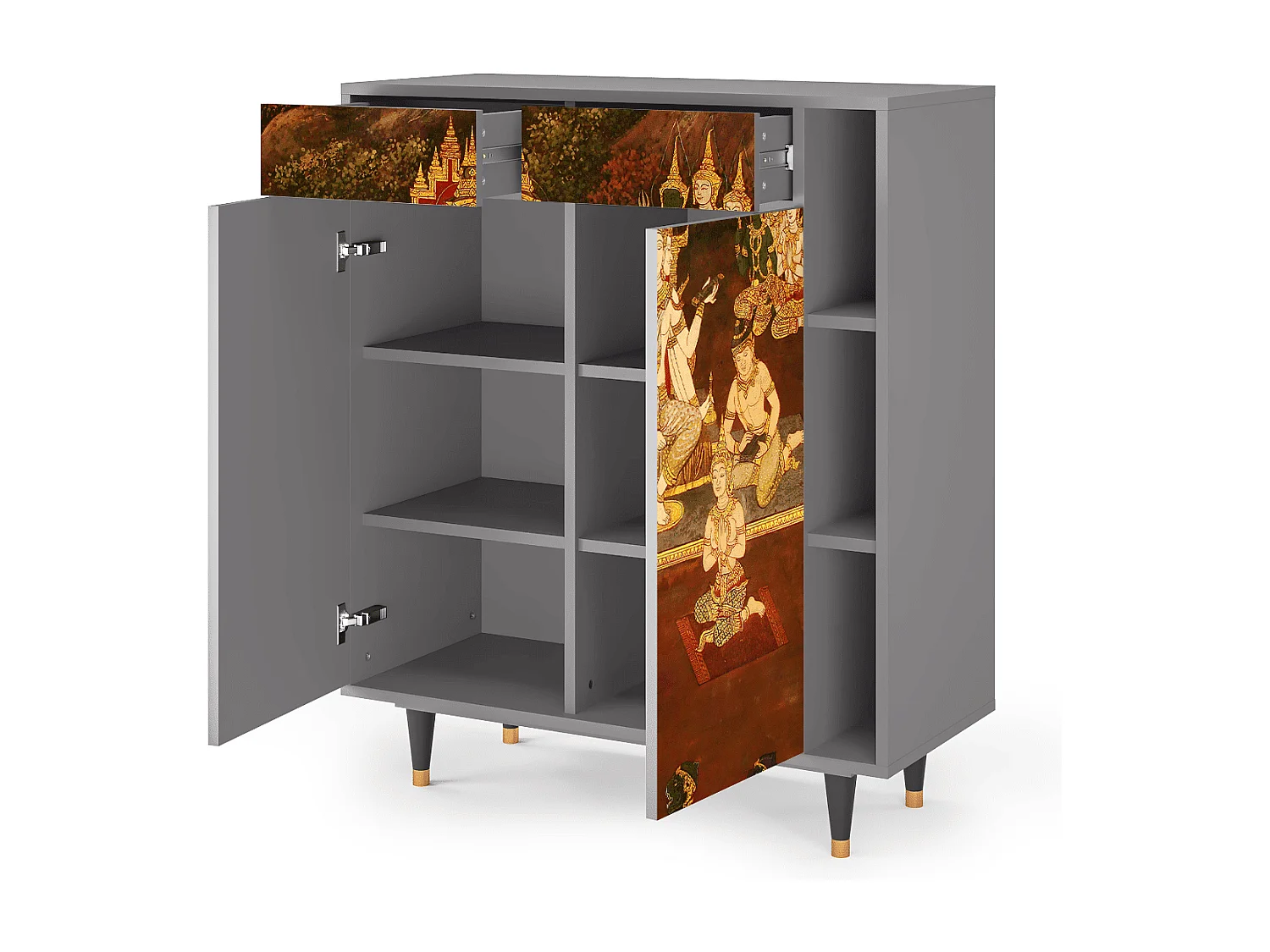 Buffet - 96х110х41 cm - BS6 - Malyavan, Gris