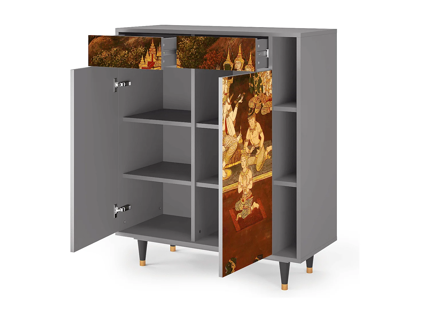 Buffet - 96х110х41 cm - BS6 - Malyavan, Gris