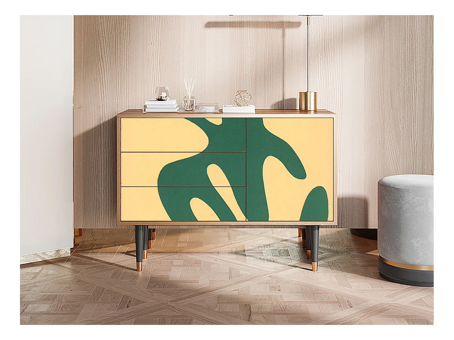 Buffet - 115х84х41 cm - S3 - Constellations by Arp, Noyer