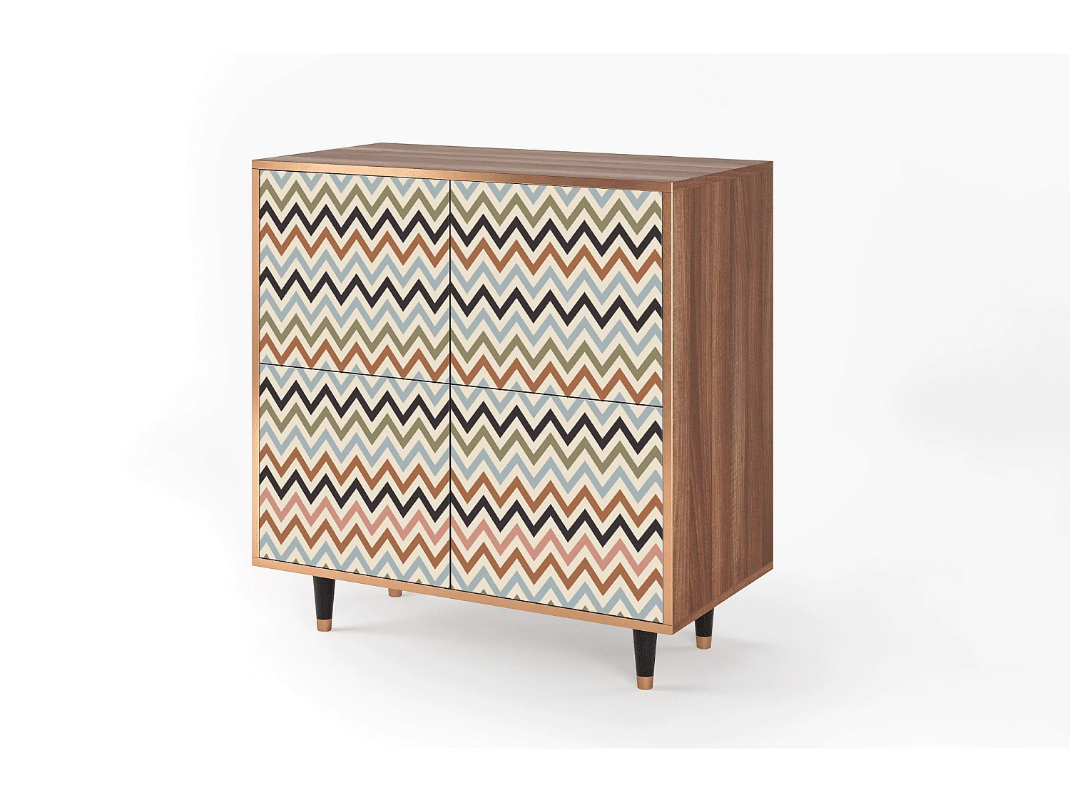 Buffet - 94x96x48 cm - BS3 - Bright Ripple, Noyer