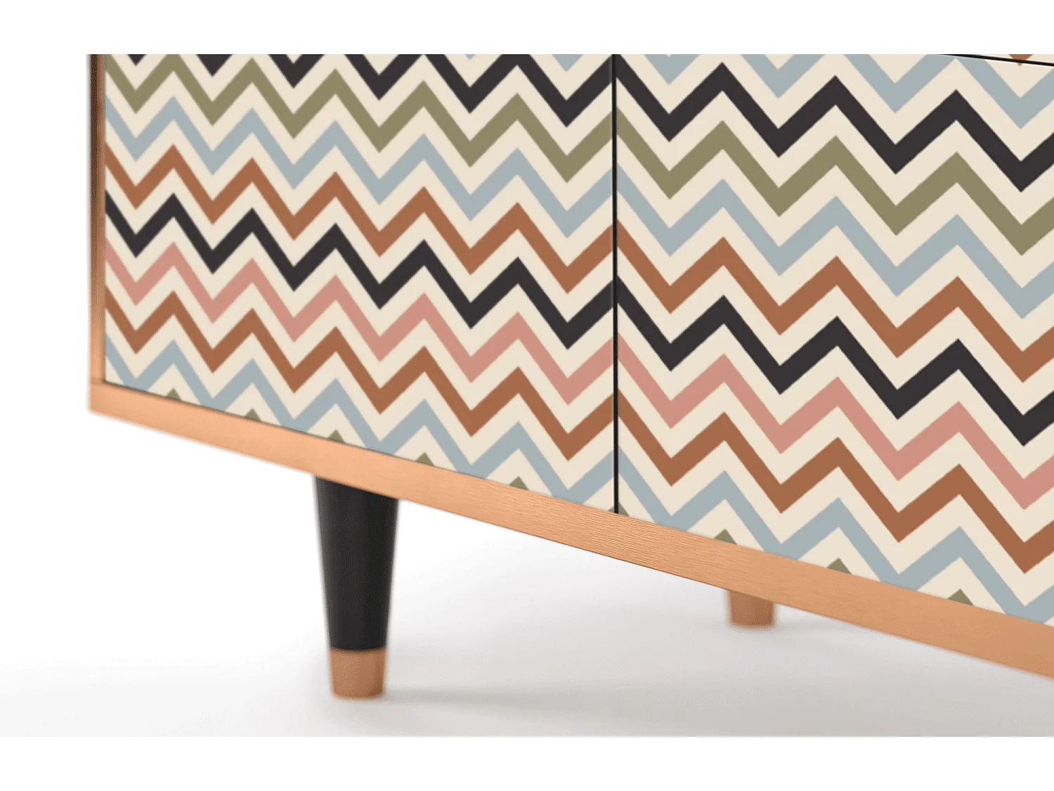Credenza - 94x96x48 cm - BS3 - Bright Ripple, Noce