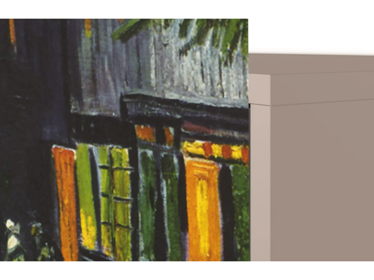 Kredens - 115х84х41 cm - S3 - Café Terrace at Night, Latte