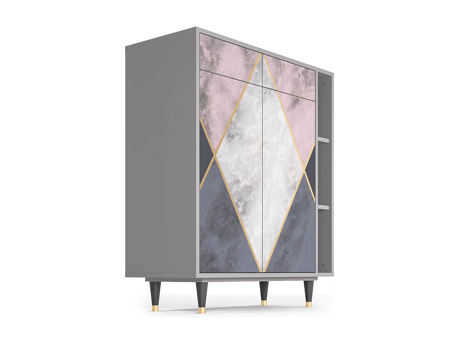 Credenza - 96х110х41 cm - BS6 - Ideal Harmony, Grigio