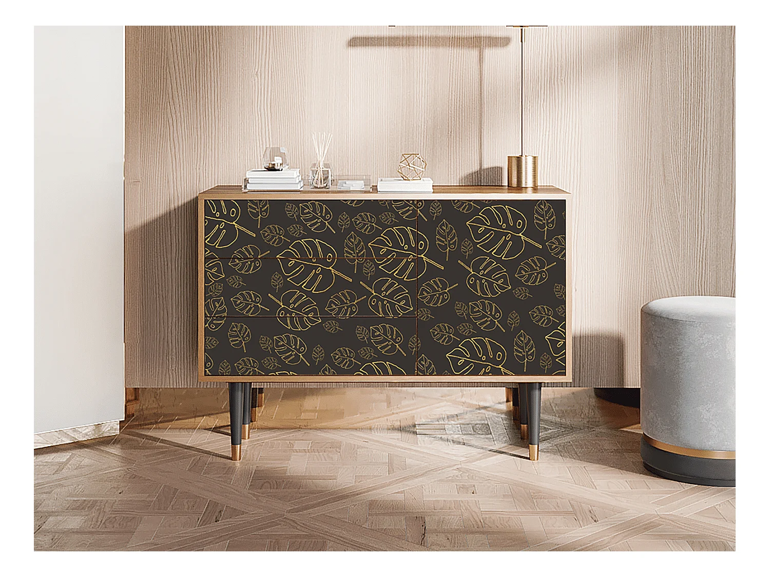 Buffet - 115х84х41 cm - S3 - Fall Of The Leaves, Noyer