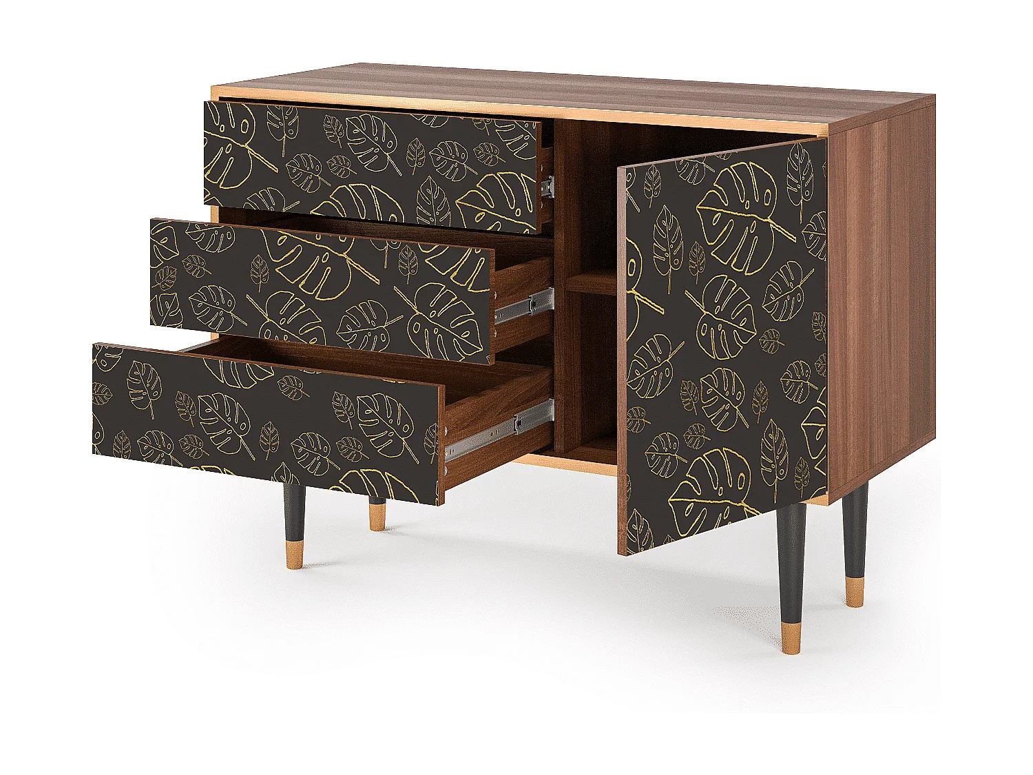 Sideboard - 115х84х41 cm - S3 - Fall Of The Leaves, Walnuss