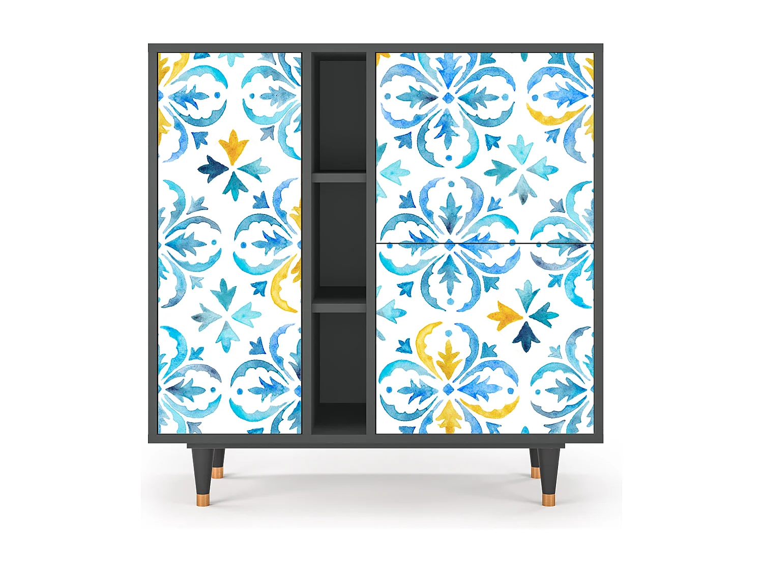 Buffet - 94х96х41 cm - BS5 - Lisbon Flover, Anthracite