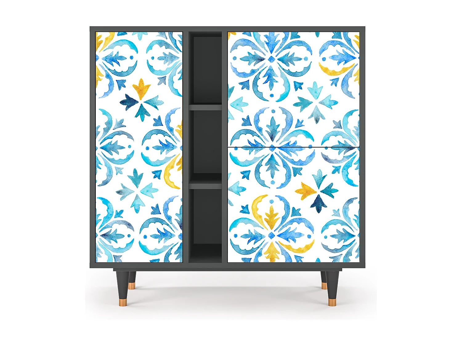 Buffet - 94х96х41 cm - BS5 - Lisbon Flover, Anthracite