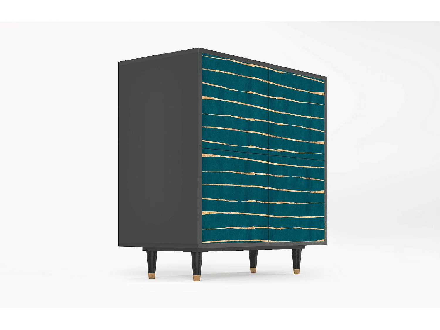 Sideboard - 94x96x48 cm - BS3 - Ocean Drive, Anthrazit