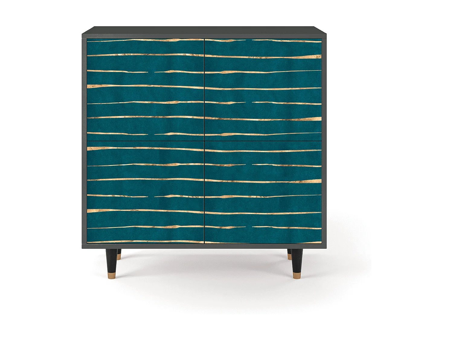 Dressoir - 94x96x48 cm - BS3 - Ocean Drive, Antraciet