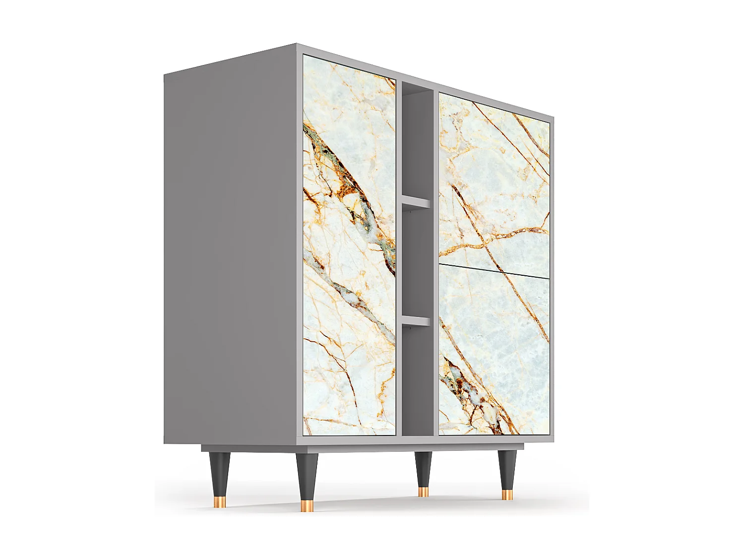 Aparador - 94х96х41 cm - BS5 - Arenay Marble, Gris