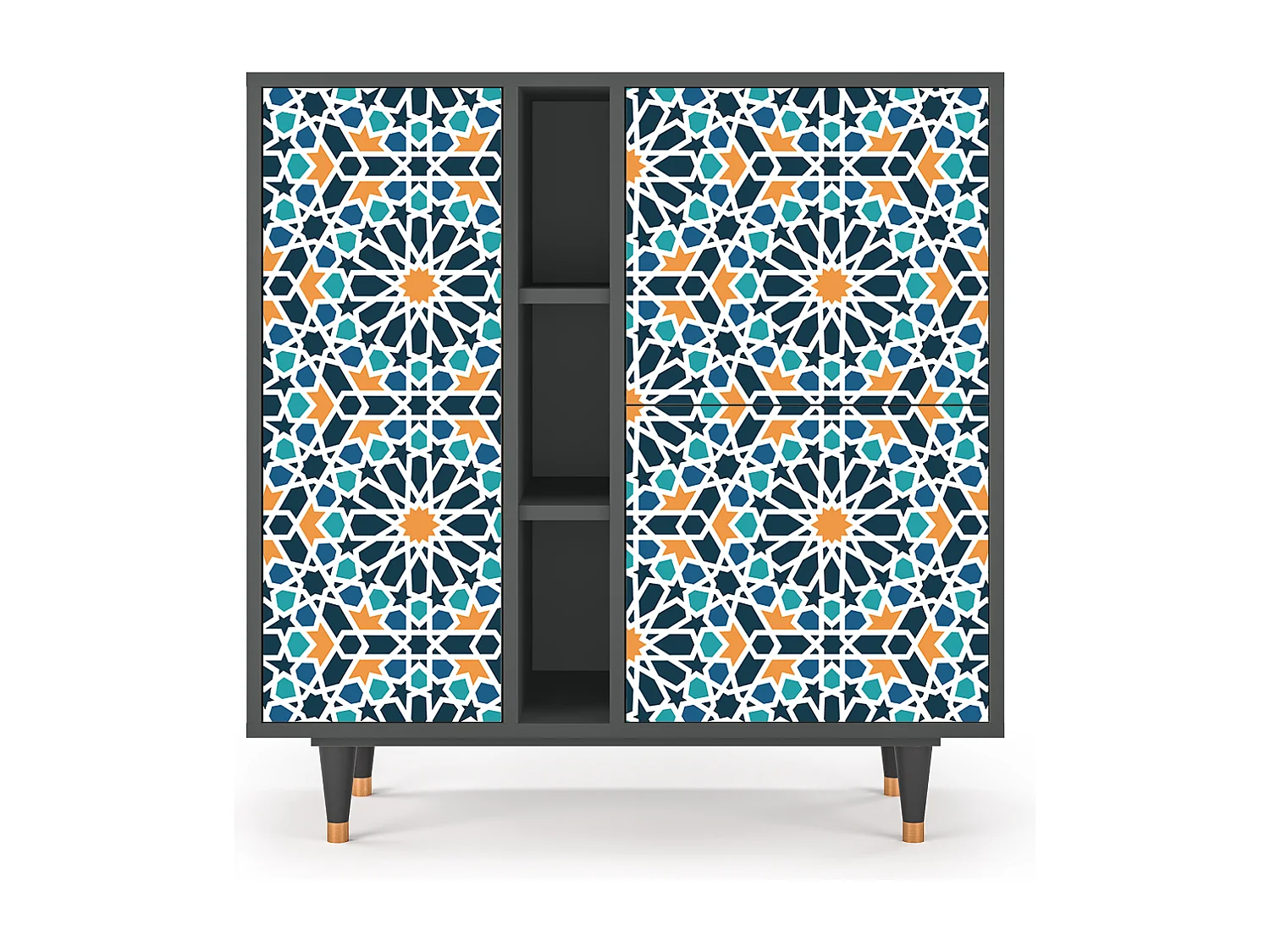 Sideboard - 94х96х41 cm - BS5 - Kaleidoscope, Anthrazit