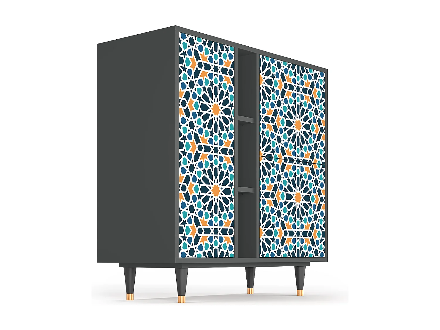 Sideboard - 94х96х41 cm - BS5 - Kaleidoscope, Anthrazit