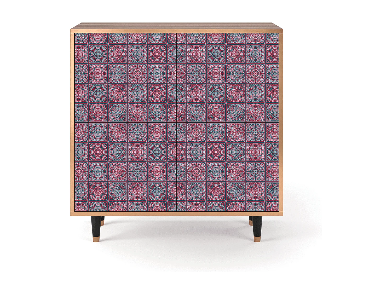 Buffet - 94x96x48 cm - BS3 - Riviera Mosaic, Noyer