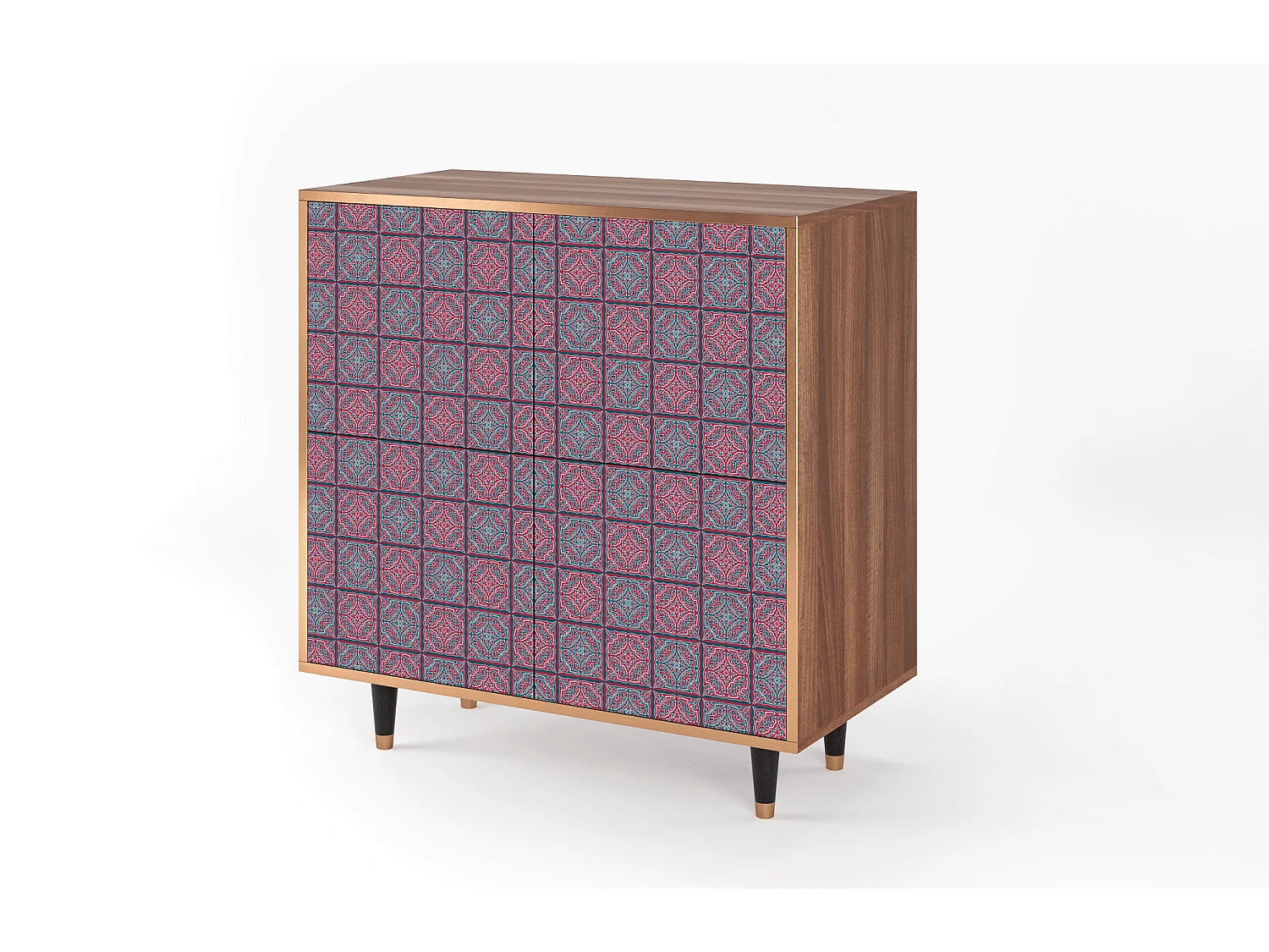 Buffet - 94x96x48 cm - BS3 - Riviera Mosaic, Noyer
