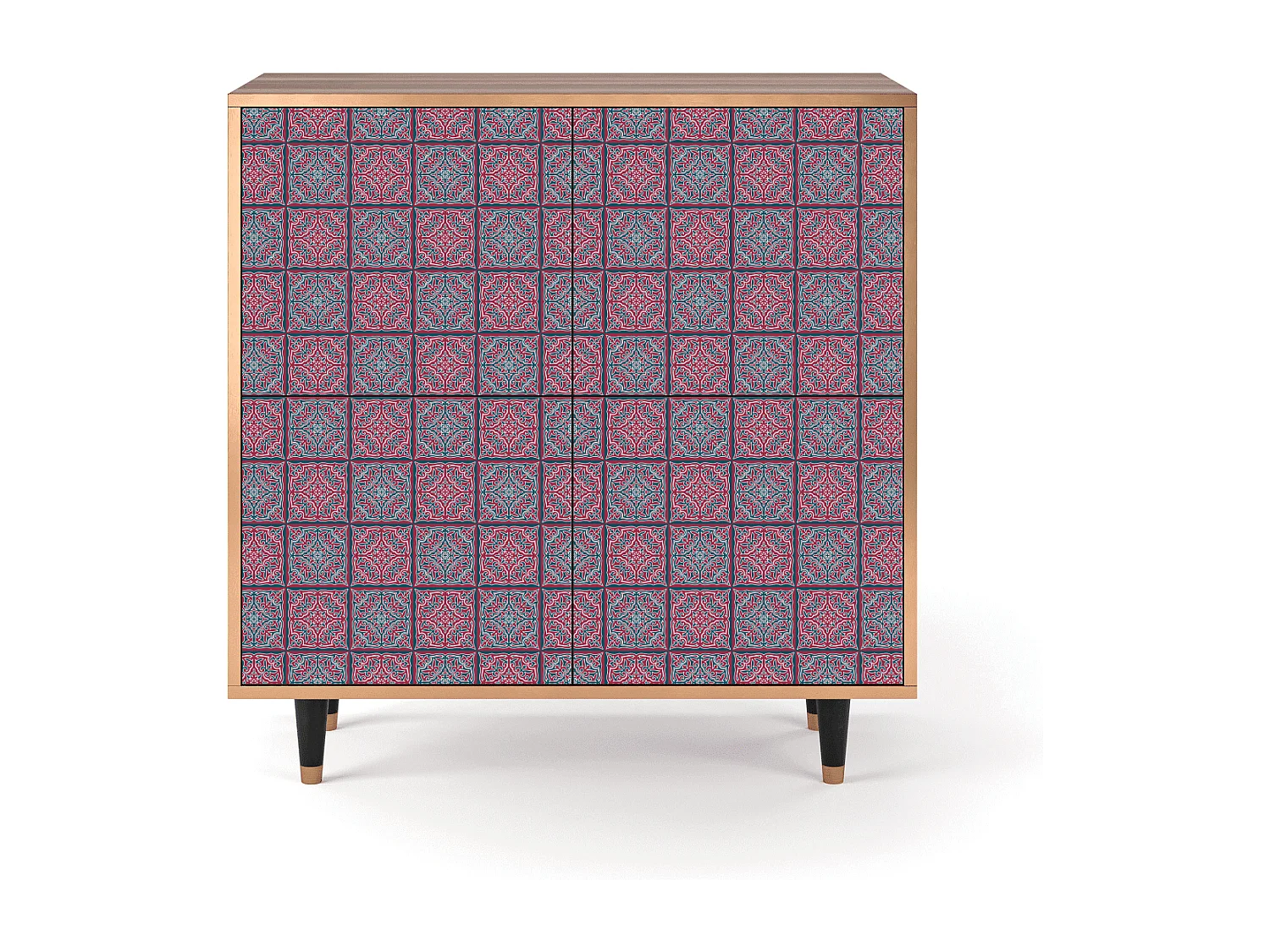 Buffet - 94x96x48 cm - BS3 - Riviera Mosaic, Noyer