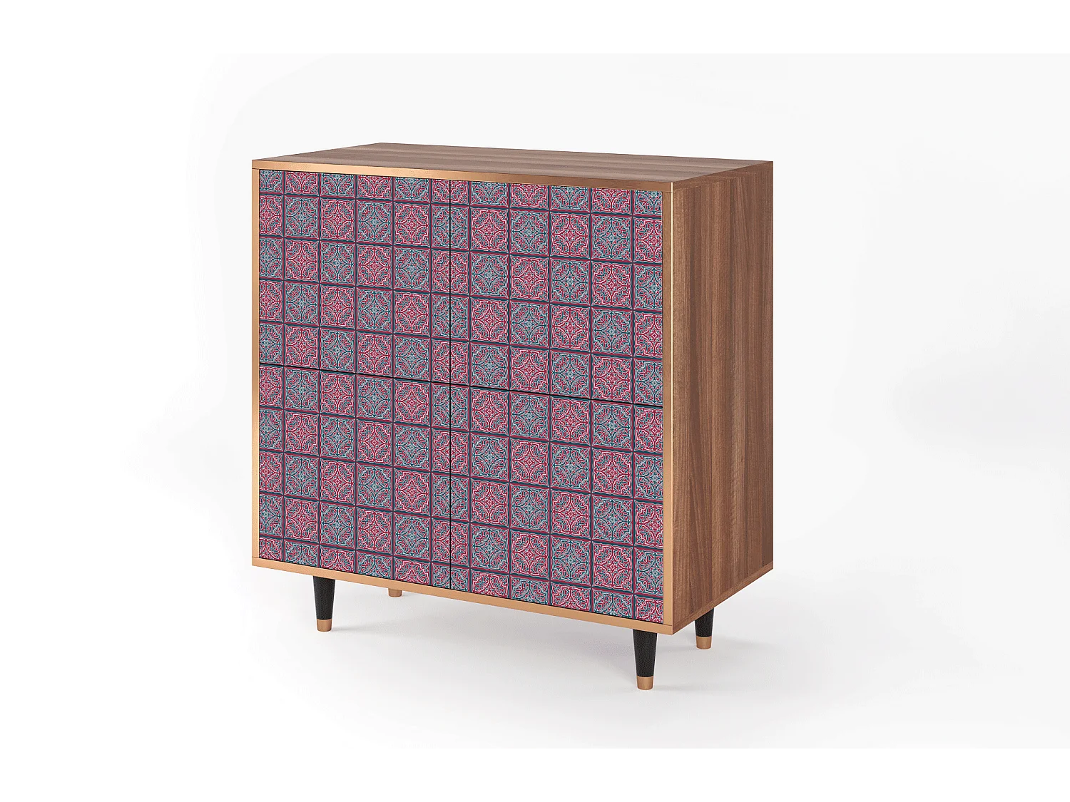 Buffet - 94x96x48 cm - BS3 - Riviera Mosaic, Noyer