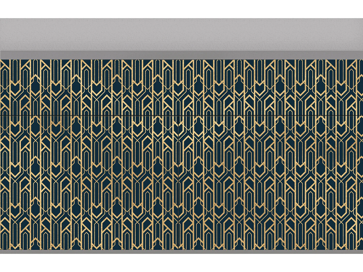 Kredens - 115x85x48 cm - BS4 - Golden Empire, Szary