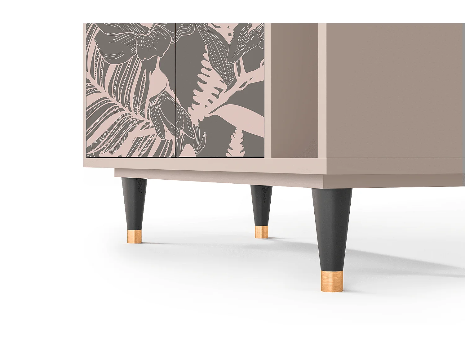 Buffet - 96х110х41 cm - BS6 - Issabelline Flower, Latte