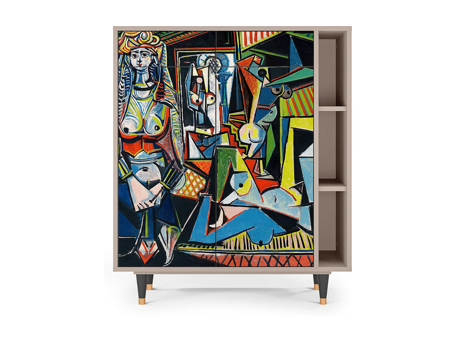Sideboard - 96х110х41 cm - BS6 - Women of Algiers, Latte