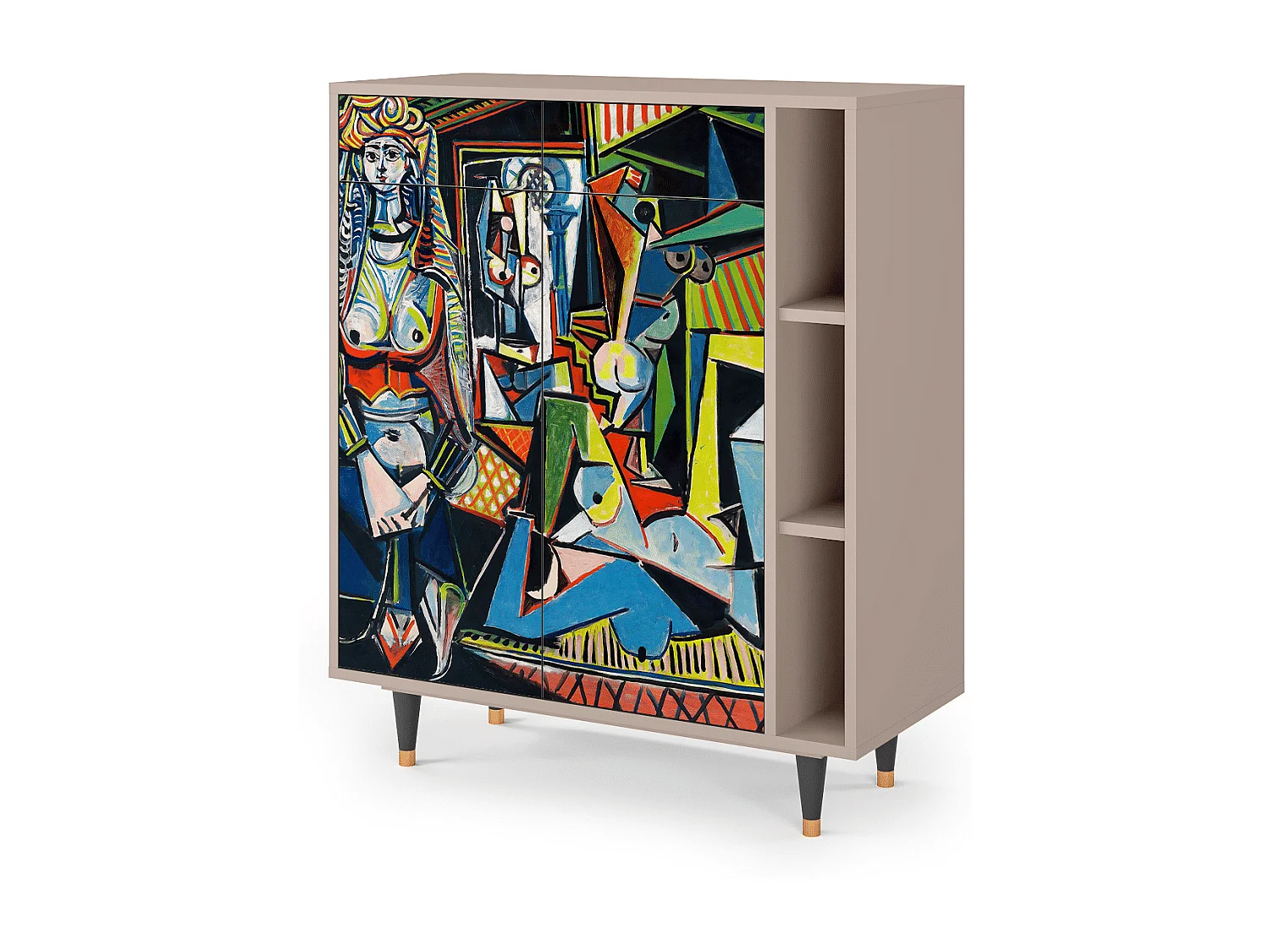 Buffet - 96х110х41 cm - BS6 - Women of Algiers, Latte
