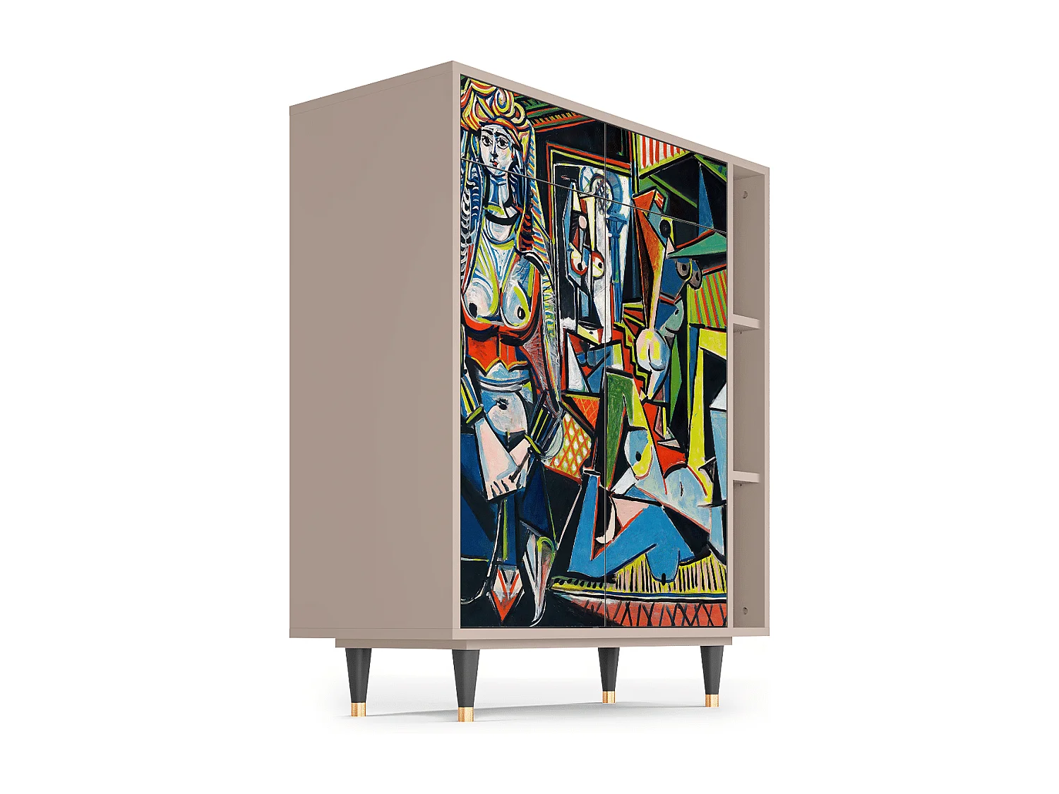 Buffet - 96х110х41 cm - BS6 - Women of Algiers, Latte