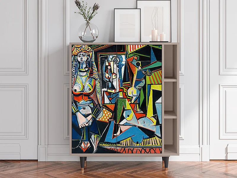 Buffet - 96х110х41 cm - BS6 - Women of Algiers, Latte