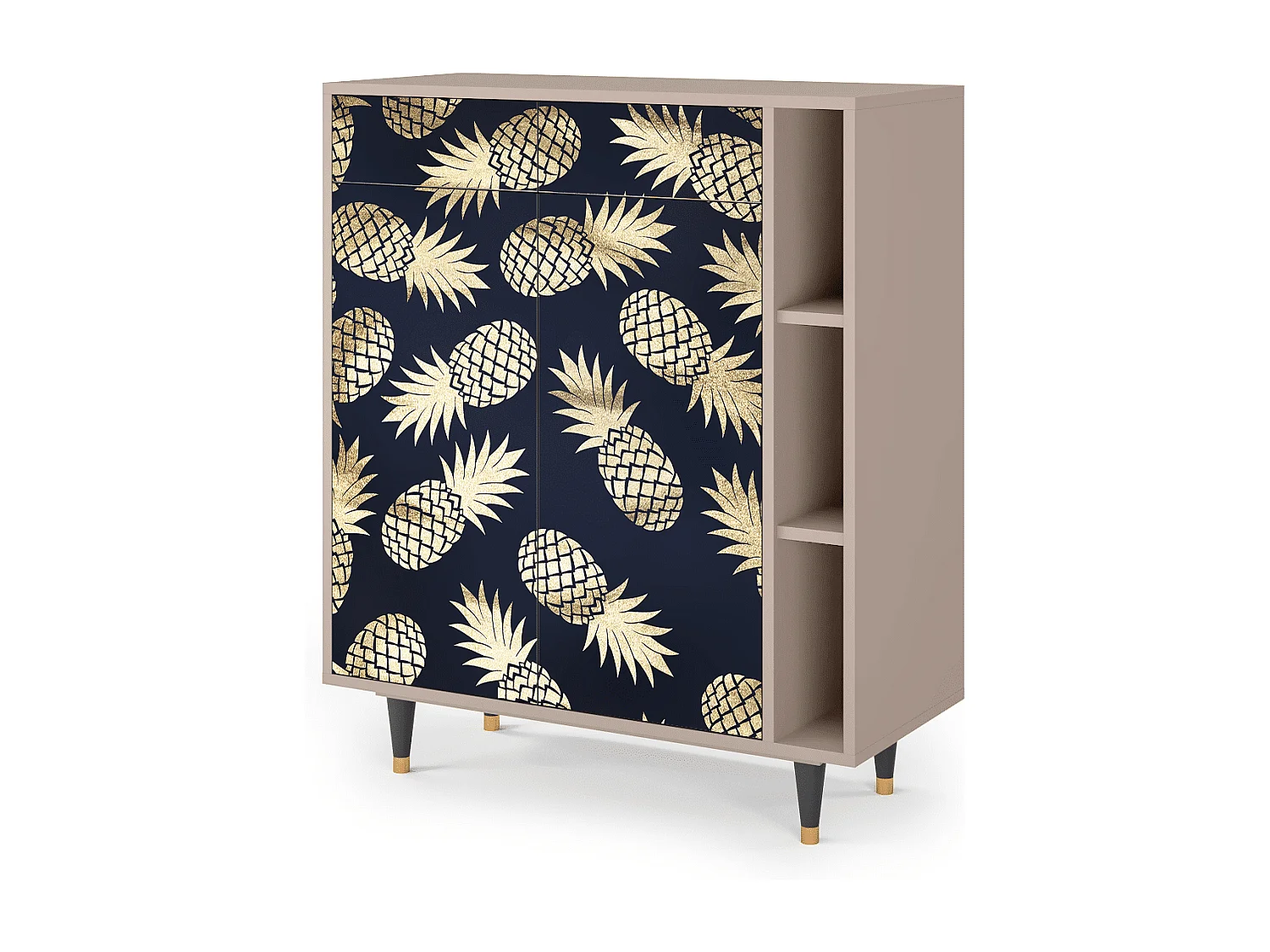 Credenza - 96х110х41 cm - BS6 - Sunny Pineaple, Latte