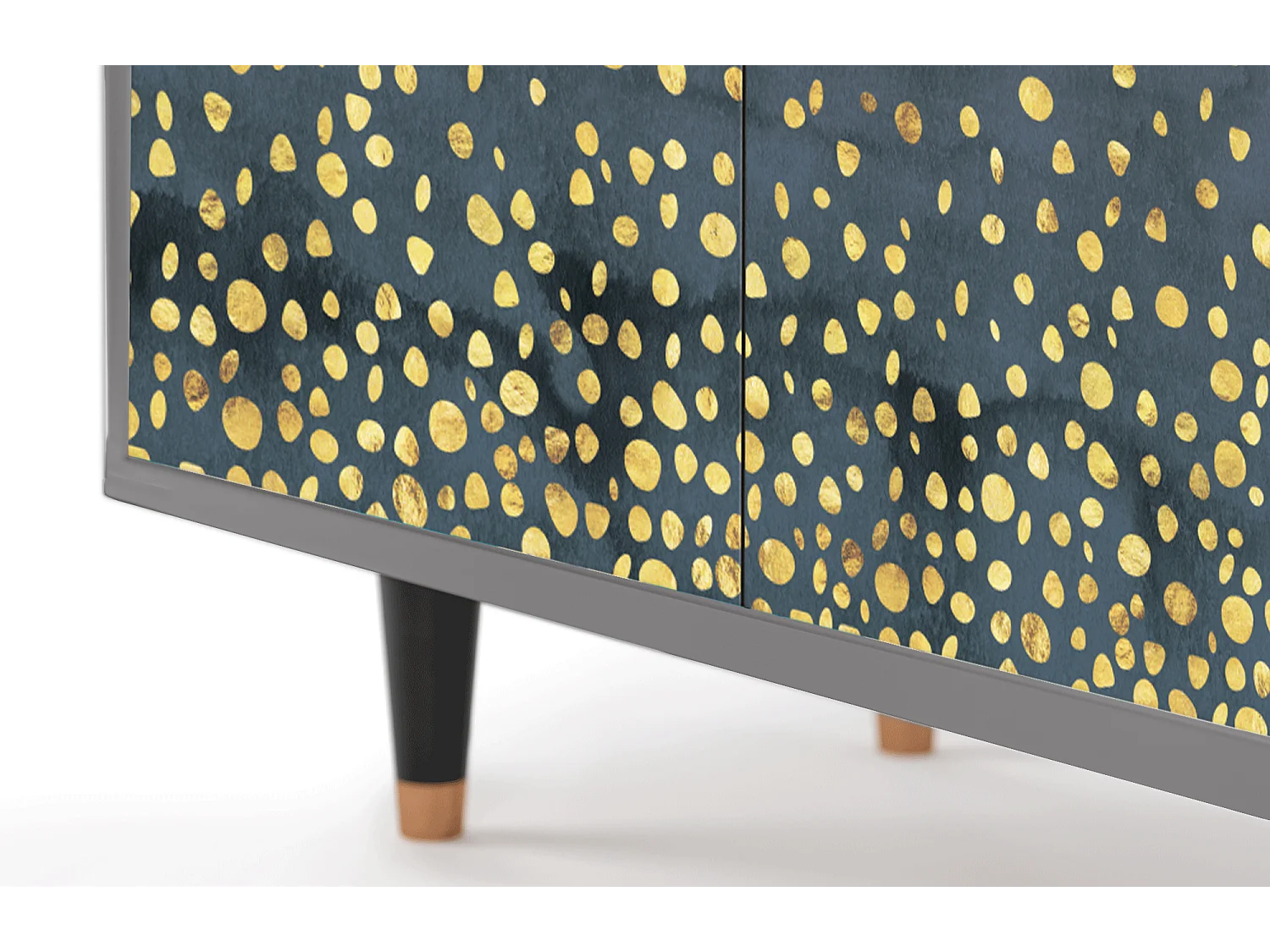 Kredens - 94x96x48 cm - BS3 - Foggy Lights, Szary