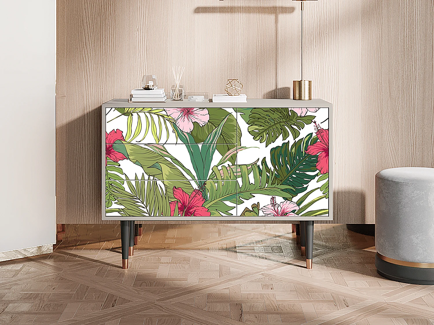 Credenza - 115х84х41 cm - S3 - Verdant Tropics, Sabbia