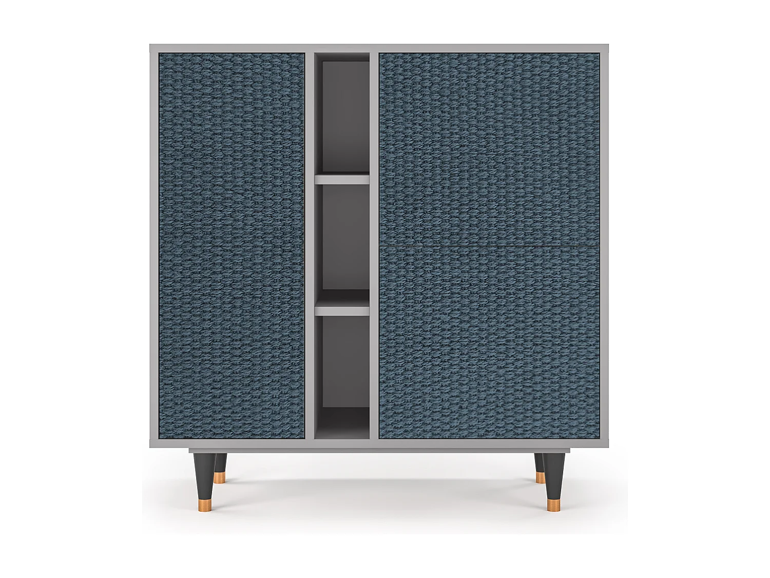 Credenza - 94х96х41 cm - BS5 - Knitted Pattern, Grigio