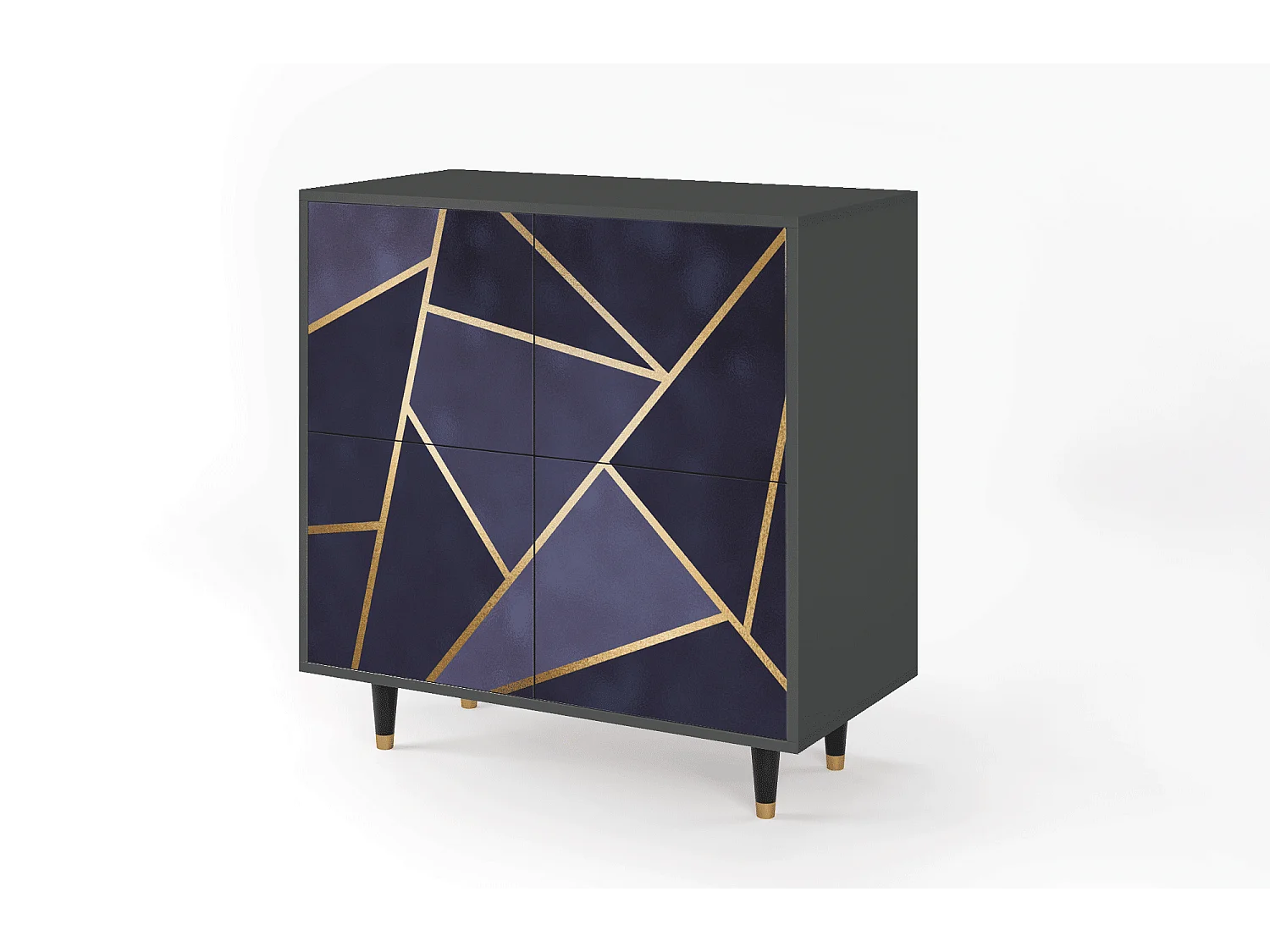 Aparador - 94x96x48 cm - BS3 - The Amethyst, Antracite