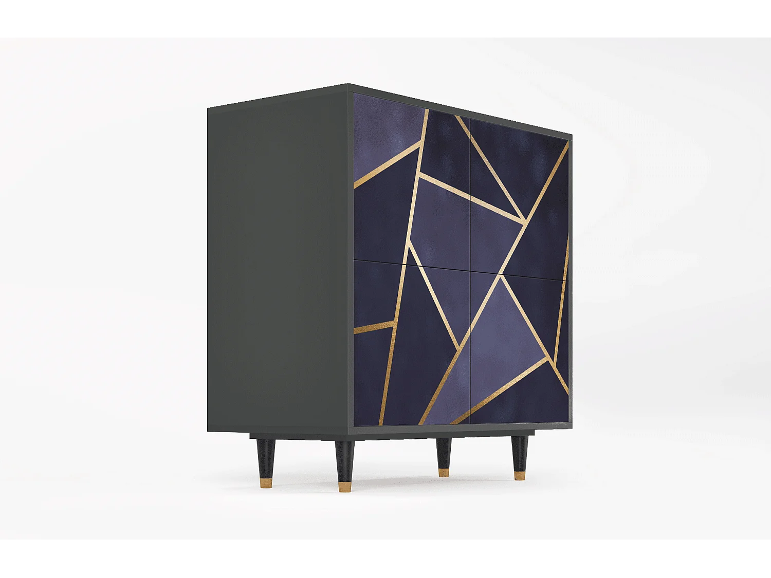 Aparador - 94x96x48 cm - BS3 - The Amethyst, Antracite